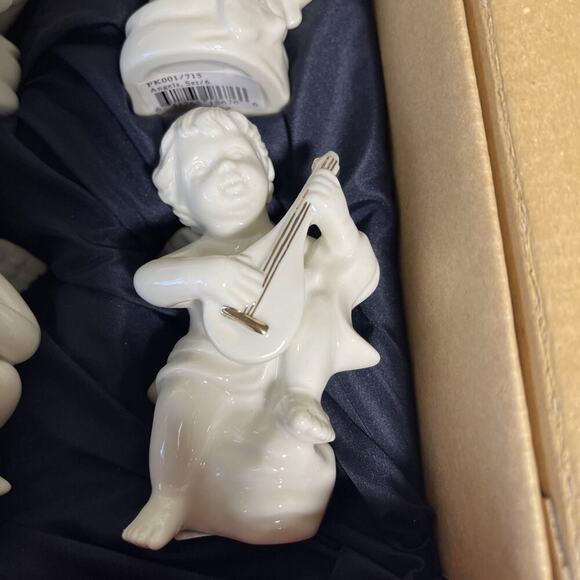 Mikasa Holiday Elegance 6 Angels/Cherub Figurines FK001/715 In Original Box - Picture 2 of 7